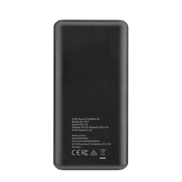 Refurbished 3sixT 3sixT Power Bank 20000 mAH By OzMobiles Australia