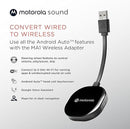 Motorola Ma1 Wireless Android Auto Car Adapter Black