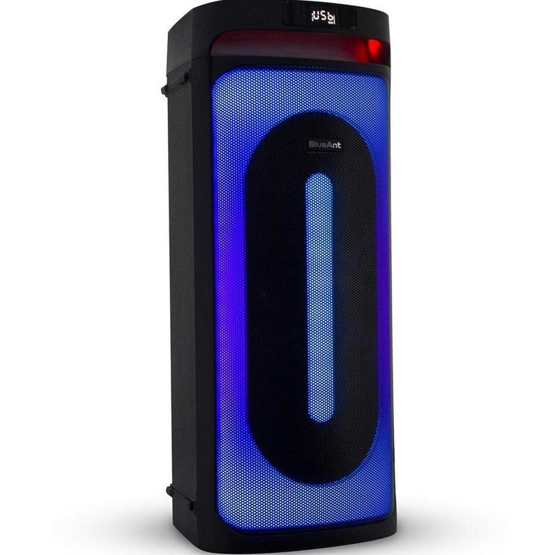 BlueAnt Portable X6 Bluetooth Party Speaker Light Up Black