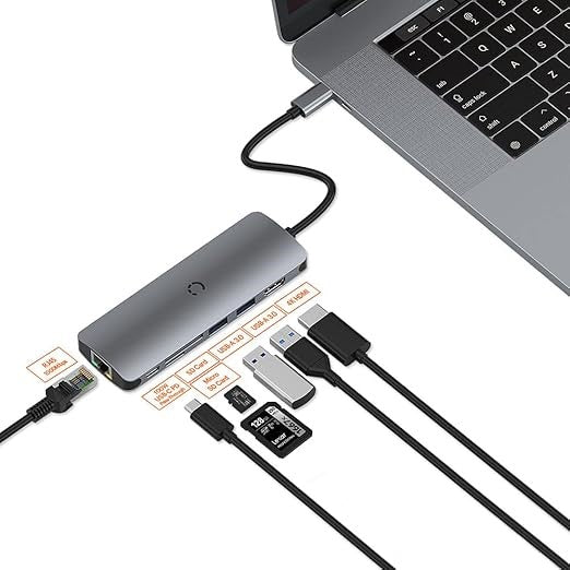 Cygnett Unite DeskMate USB-C Hub Silver