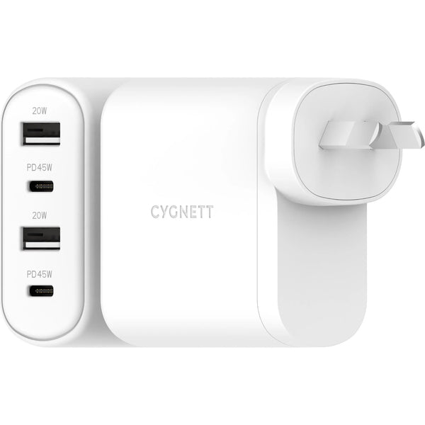 Cygnett PowerPlus 45W Multi Port Wall Charger