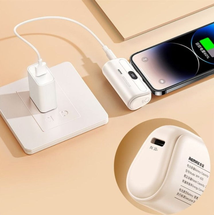 Remax Capsule Series Mini Power Bank with (5000 mAh)