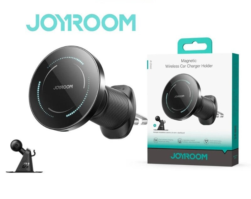 JOYROOM-15W-MAGSAFE-WIRELESS-CHARGER-CAR-MOUNT-PHONE-HOLDER-AIR-VENT-DASHBOARD