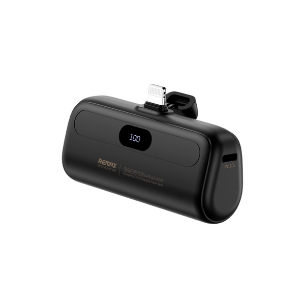 Power Bank – Remax Capsule series 5000mAh RPP-632 Black